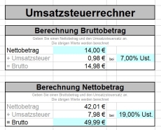 Umsatzsteuerrechner