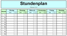 Schulorganizer Excel