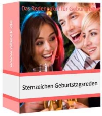 Geburtstagsreden Sternzeichen im Vorteilspaket