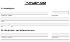 Vollmacht wohnungsubergabe vorlage schweiz