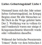 Geburtstagsrede für den Jahrgang 1940 (männlich)