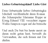 Geburtstagsrede für den Jahrgang 1936 weiblich
