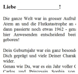 Geburtstagsrede Jahrgang 1962 weiblich