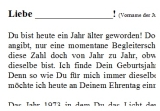 Geburtstagsrede Jahrgang 1973 weiblich