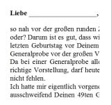 Rede zum 49. Geburtstag für eine Frau