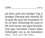 Geburtstagsrede für eine Frau Jahrgang 1924