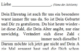 Geburtstagsrede für eine Frau Jahrgang 1926
