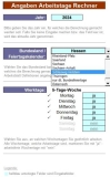 Arbeitstage-Rechner