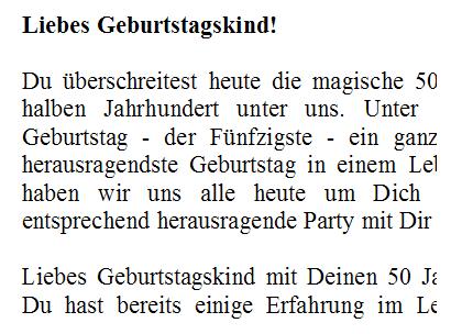 Für zum 50 männer sprüche 50. Geburtstag