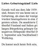 Geburtstagsrede für den Jahrgang 1939 (männlich)