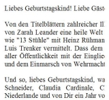 Geburtstagsrede für den Jahrgang 1938 weiblich