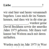 Geburtstagsrede für den Jahrgang 1975 weiblich