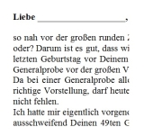 Rede zum 49. Geburtstag für eine Frau