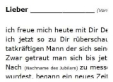 Geburtstagsrede für einen Mann Jahrgang 1985