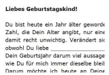 Geburtstagsrede für eine Frau Jahrgang 1955