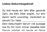 Geburtstagsrede für eine Frau Jahrgang 1955